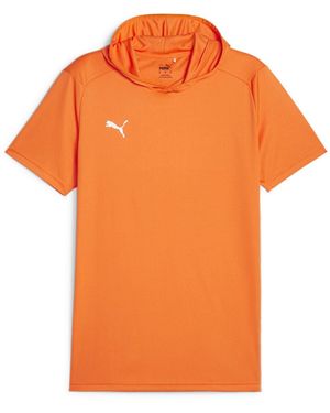 PUMA Hoops Team Short Sleeve Performance T-Shirt - Orange