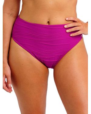 Fantasie Beach Waves High Waist Bikini Brief - Purple