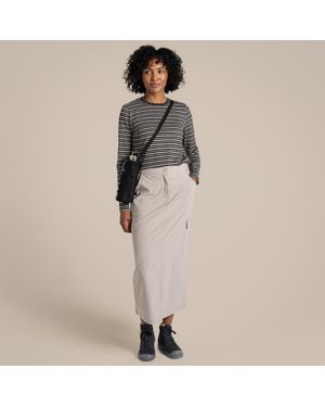 Craghoppers Ladies Pro Nosilife Midi Skirt (Soft Mushroom) - Grey