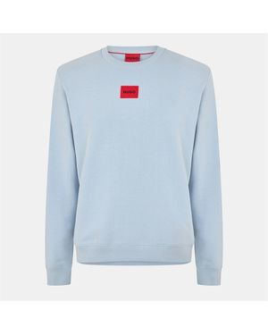 HUGO Diragol Crew Neck Sweatshirt - Blue