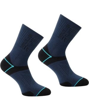 Regatta Blaarbescherming Ii Laars Sokken (marine/aruba Blauw)
