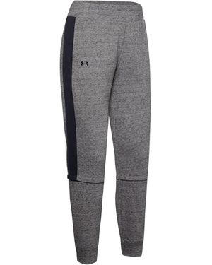 Under Armour Rival Terry Track Trousers Joggers 1351889 035 Cotton - Grey