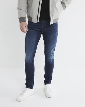 River Island Skinny Jeans Dark Fit Cotton - Blue