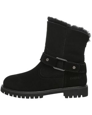 EVER AU Pheasant Mid Calf Fashion Boots - Black