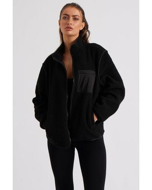 Urban Bliss Seamless Maxi Puffer Jacket - Black