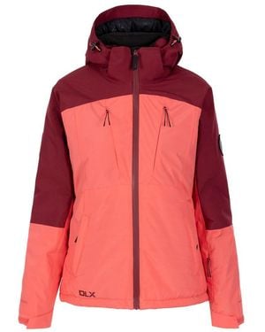 Trespass Ladies Emilia Ski Jacket (Peach) - Red