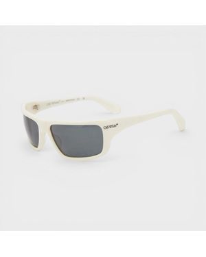 Off-White c/o Virgil Abloh Bologna Logo Sunglasses - White