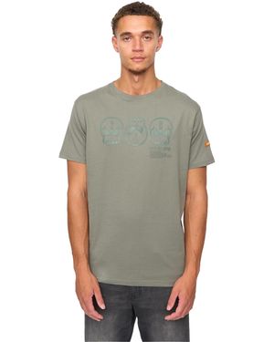 Duck and Cover Deltamans T-Shirt (Dark) Cotton - Grey