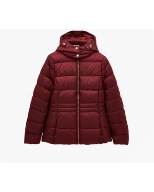 Joules Hadlow Padded Short Coat - Red