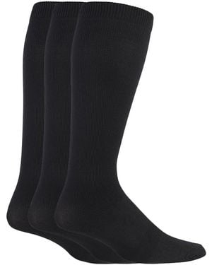 IOMI 3 Pair Multipack Flight Socks - Black