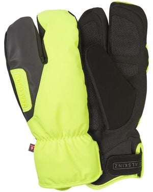 SealSkinz Waterproof Extreme Cold Weather Cycle Split Finger Glove For And - Green