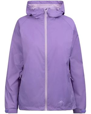 Trespass Ladies Tayah Ii Waterproof Jacket (Wisteria) - Purple
