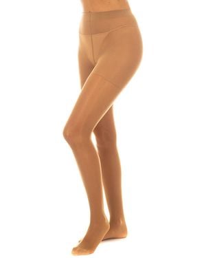 Jolie Folie Pack-3 Pantie Lycra 40 Den Active40D - Brown