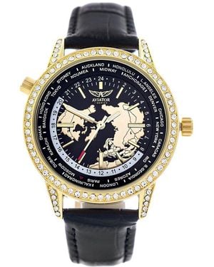 Aviator Horloge F-Series Collection Stainless Steel - Metallic