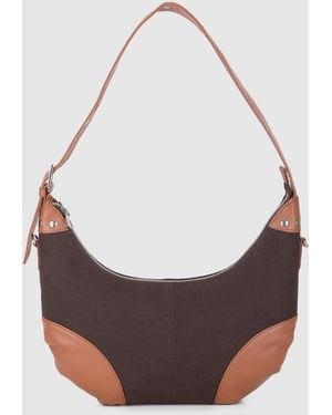 Nunoo Dagmar Canvas Koffie Tas - Wit