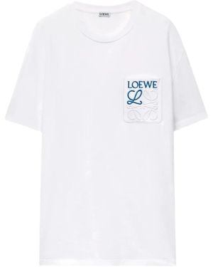 Loewe Anagram Pocket T-Shirt - White