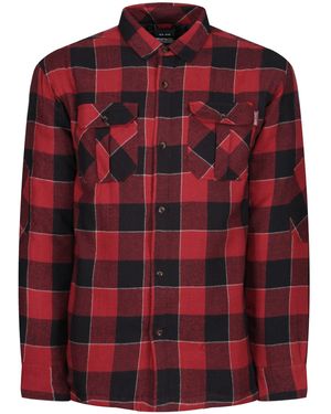 Regatta Shelford Checked Padded Shirt Cotton - Red