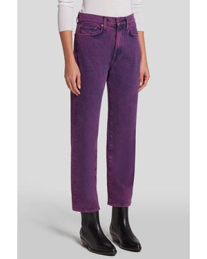 7 For All Mankind Ladies Jeans Logan Stovepipe - Purple
