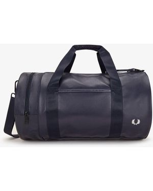 Fred Perry Tonal Barrel Bag Bag - Blue