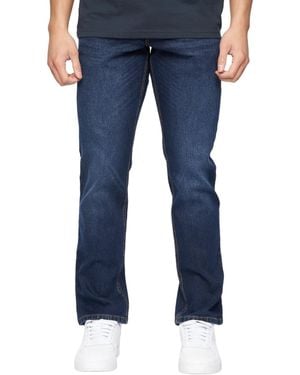 Crosshatch Chas Straight Jeans (Dark Wash) - Blue