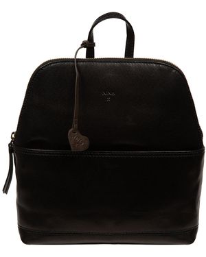 NiNa Amora 'Benedetta' Leather Backpack - Black