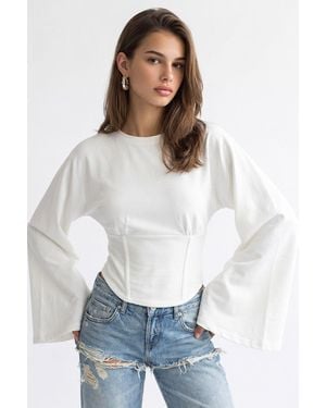 MixRay Damesblouse - Wit
