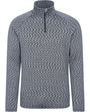 Mountain Warehouse Power Quarter Zip Midlayer - Blue