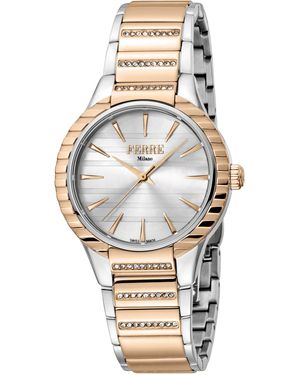 Ferré Ladies Dial Mb.Middle Links - Metallic
