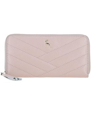 Ashwood Leather 'Seraphina' Real Purse With Rfid-Protection - Pink