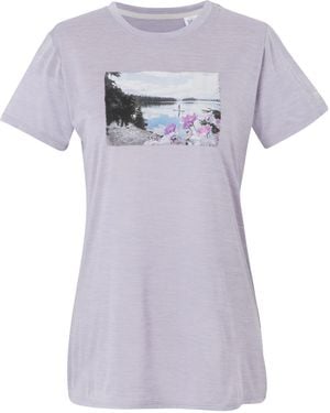Regatta Ladies Fingal Ix Landscape T-Shirt (Wisteria Marl) - Purple