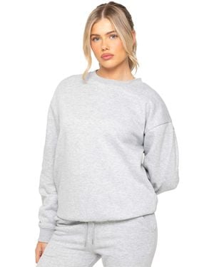 Enzo Oversized Sweatshirt - White