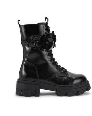 KG by Kurt Geiger Trekker Cuff Boots - Black