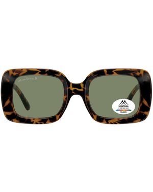 Montana Square Tortoise Polarized Mp68 - Green