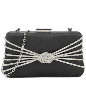 SVNX Satin Diamante Knot Detail - Black