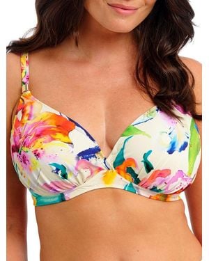 Fantasie Iguazu Falls Plunge Bikini Top - Blue