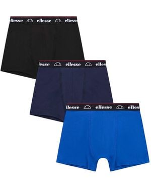 Ellesse Muxel885 Boxer Shorts (Pack Of 3) - Blue