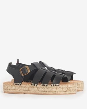Barbour Paloma Platform Espadrille - Black