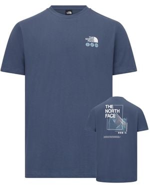 The North Face Digital Energy Short Sleeve T-Shirt - Blue