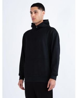 Luke 1977 Carter Jacquard Overhead Hoodie - Black