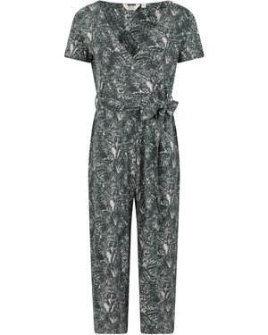 Mountain Warehouse Santorini Floral Wrap Jumpsuit Groen) - Grijs