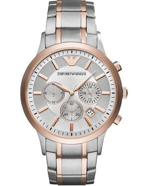 Emporio Armani Chronograph Watch Ar11077 - Metallic