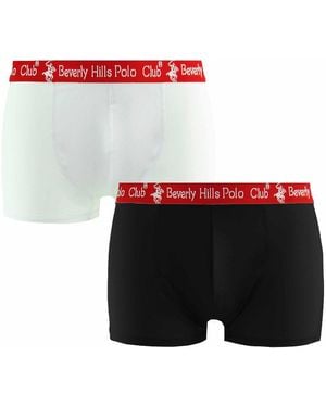 Beverly Hills Polo Club 2-Pack Trunks - Black