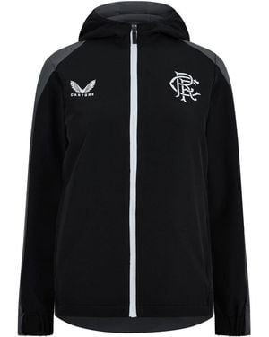 Castore Hooded Relaxed Fit Windbreaker Jacket - Black