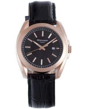 Rudiger Dresden Watch Leather - Black