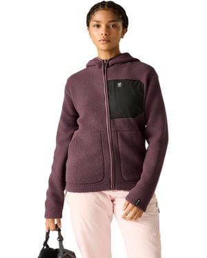 Dare 2b Ladies Firn Borg Hooded Fleece (Huckleberry) - Purple