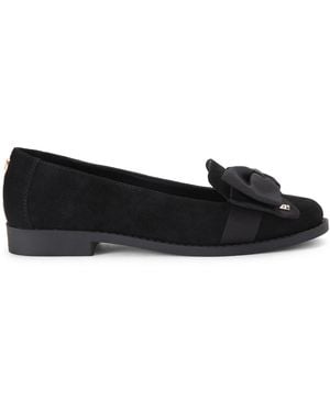 KG by Kurt Geiger Suedette Muse Loafers - Black