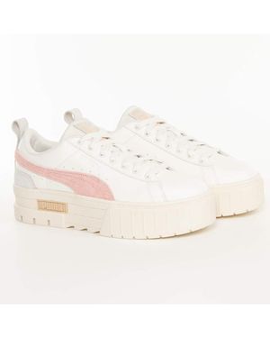 PUMA Mayze Thrifted Trainers - White