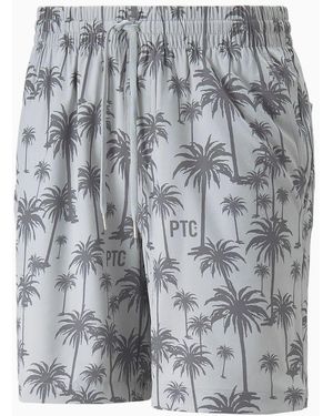 PUMA X Ptc Palm Tree Crew Golf Shorts - Grey