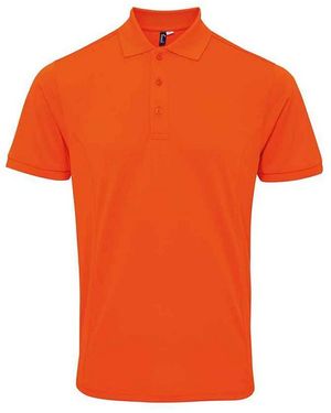 PREMIER Coolchecker Plus Piqu Polo Shirt - Orange