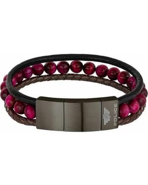 Police Pj26552Blu.03 Bracelet - Red